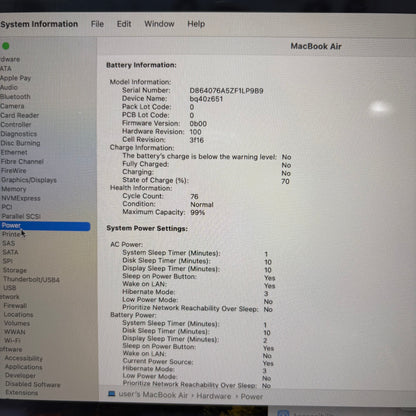 2024 Apple MacBook Air 15" M3 10C GPU 4.0GHz 8GB RAM 512GB SSD MRYV3LL/A