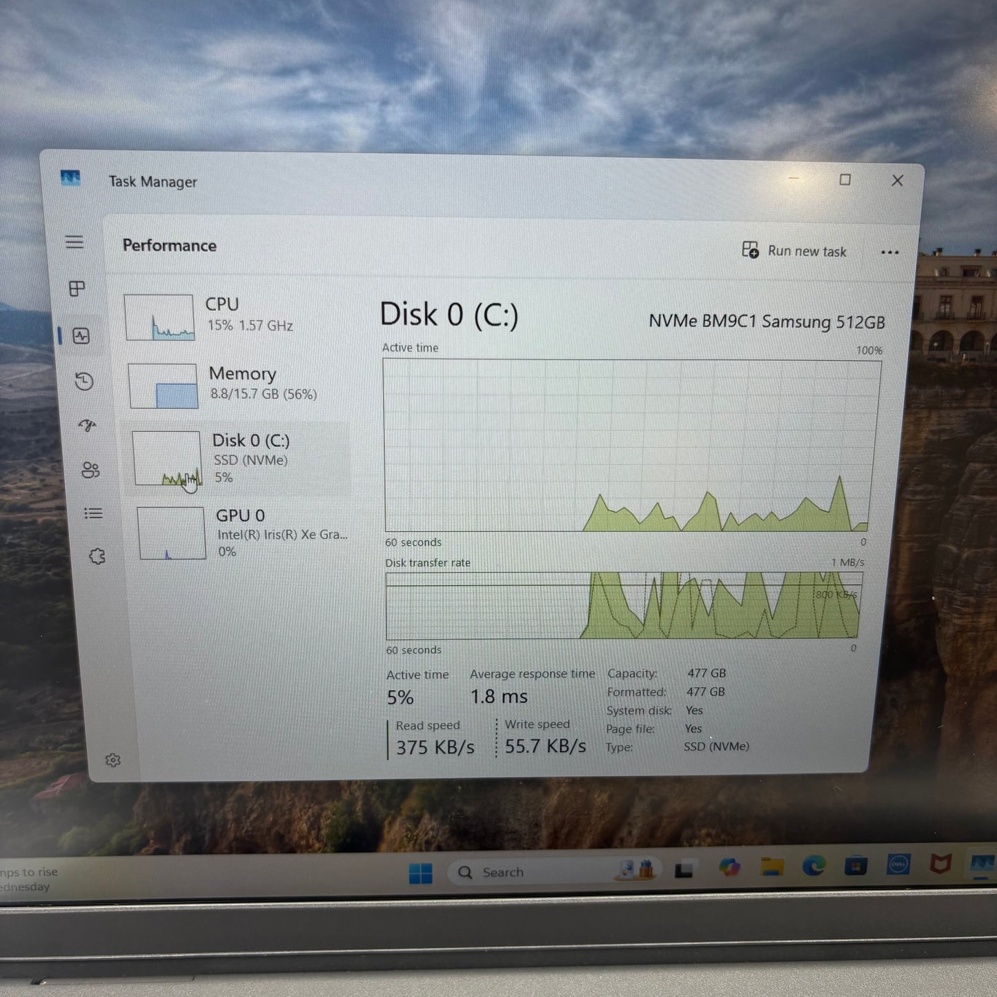Dell Inspiron 15 3520 15.6" i5-1235U 1.3GHz 16GB RAM 512GB SSD