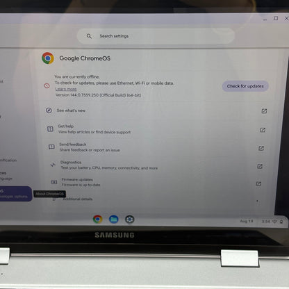 Samsung Chromebook Plus Celeron 3965Y 4GB RAM 64GB SSD