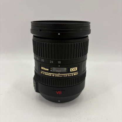 Nikon AF-S DX NIKKOR 18-200mm f/3.5-5.6G VR Auto & Manual Lens AF-S