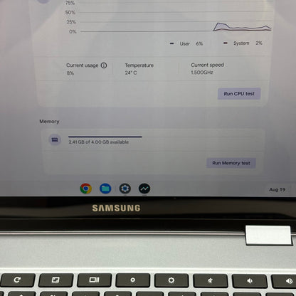 Samsung Chromebook Plus Celeron 3965Y 4GB RAM 64GB SSD
